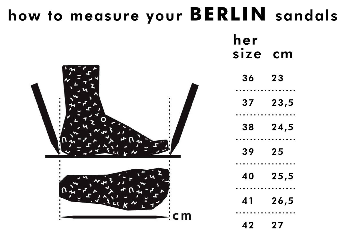 how-to-measure-berlin-sandals